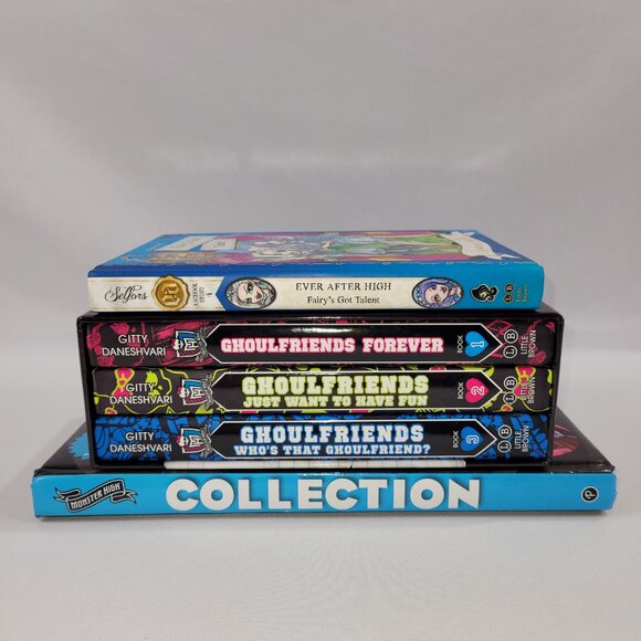 Monster High & Ever After High 5 Book Lot Hardcover Set - Picture 2 of 2